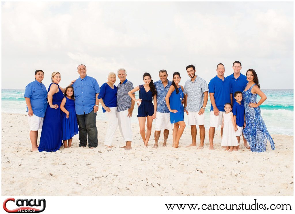 Cancun Beach Photo Session on a Cloudy Day