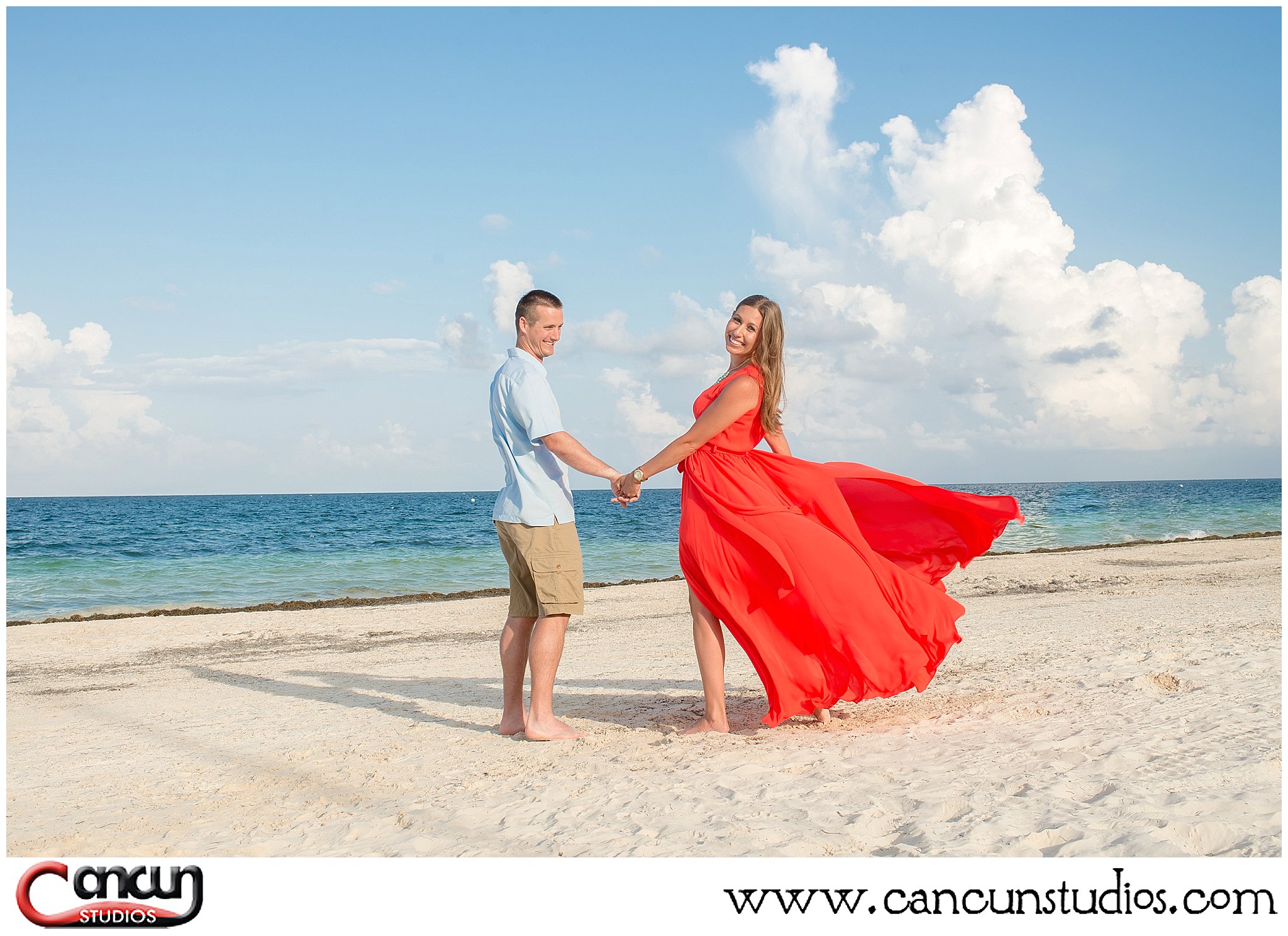 cancun beach photoshoot